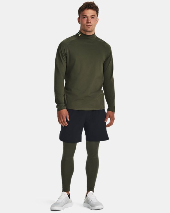 Herren UA RUSH™ ColdGear® Shirt mit Stehkragen, Green, pdpMainDesktop image number 2